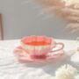 Monaco Pearl Baby Pink Dreamy Gift Mug And Saucer Set, thumbnail 4 of 4