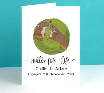 Mates For Life Engagement Card, 3 of 6