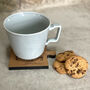 Personalised Oak Veneer Jigsaw Coaster Gift, thumbnail 2 of 3
