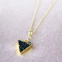 Druzy And Black Diamond Necklace, thumbnail 2 of 12