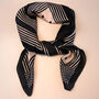 Baby Pink And Black Polka Dot Scarf, thumbnail 2 of 4