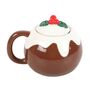 Christmas Pudding Shaped Mug, thumbnail 2 of 5