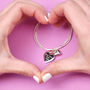 Personalised Love You Mum Heart Bracelet, thumbnail 3 of 7