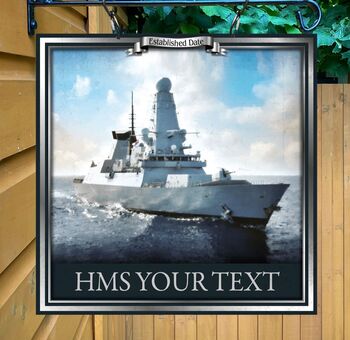 Sailors Arms Personalised Pub Sign/Bar Sign/Man Cave, 6 of 7