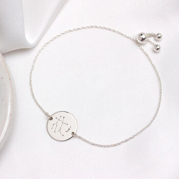 Personalised Sterling Silver Constellation Bracelet, 6 of 8
