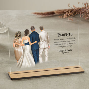 Personalised Parents Wedding Gift, 4 of 9