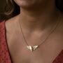 Sterling Silver Bat Necklace, thumbnail 2 of 10