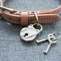 Personalised Silver Handcuff Lovelock Dog Tag, thumbnail 2 of 6