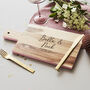 Couples Personalised Chopping Board, thumbnail 2 of 6
