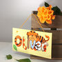 Personalised Jungle Tiger Canvas Sign, thumbnail 11 of 12