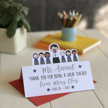 Personalised Male Teacher Card, 2 of 4
