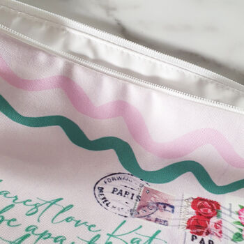 Love Letter Personalised Message Pouch Bag, 6 of 9