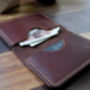 Italian Leather Folding Card Wallet, thumbnail 4 of 6