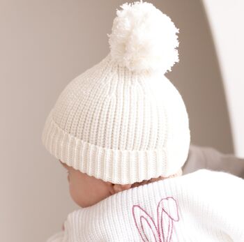 My First Mother's Day Embroidered Personalised New Baby Romper Three Colours Available, 8 of 12