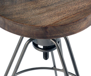 Industrial Style Adjustable Stool Seating, 4 of 4