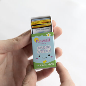Kawaii Chick Mini Cross Stitch Kit, 3 of 9