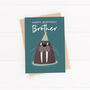 Brother Cute Walrus Birthday Card, thumbnail 2 of 4