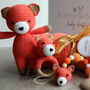 Organic Fox Toy Baby Gift Set, thumbnail 1 of 9
