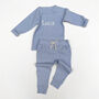 Childrens Personalised Organic Cotton Ribbed Set, thumbnail 3 of 6