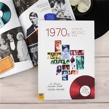 70's Music Decade Personalised Gift Music Lover Book, 4 of 8