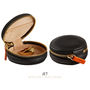 Personalised Luxury Round Leather Accessories Case, thumbnail 5 of 9
