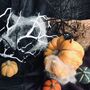 Handmade Felt Halloween Hanging Pumpkins, Set Of Five, thumbnail 3 of 9