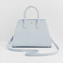 Blue Medium Structured Tote Bag, thumbnail 3 of 7