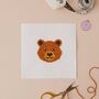 Bear Mini Counted Cross Stitch Kit, thumbnail 2 of 3