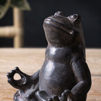 Zen Yoga Frog Ornament, 4 of 4