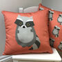 Raccoon Cushion Cover, thumbnail 1 of 3