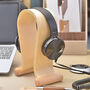 Headsets Stand Wooden Desktop Headphone Hanger, thumbnail 1 of 4