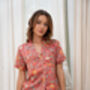 Red Short Satin Pyjama Set, thumbnail 1 of 6