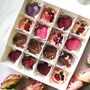 Vegan Chocolate Hearts, Personalised Artisan Gift Box, thumbnail 7 of 9