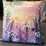 Wild Meadow Velvet Cushions, thumbnail 2 of 5