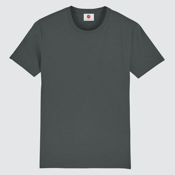 Two Pack Light And Dark Grey Organic Plain T Shirts, 7 of 9