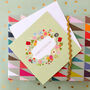 Floral Christening Greetings Card, thumbnail 3 of 5