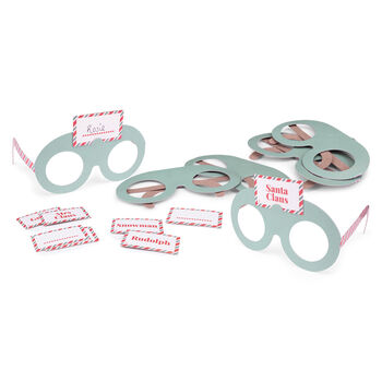 Santa Multicoloured Christmas Crackers Set Of Six, 4 of 5