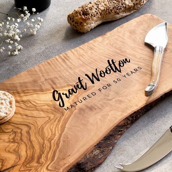 Personalised Cheese Board Birthday Gift, 3 of 10