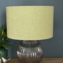 Lime Green William Morris Acanthus Tweed Lampshades, thumbnail 9 of 10