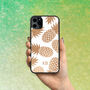 iPhone Case Bronze Pineapples, thumbnail 1 of 2