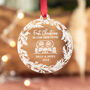 Personalised Couple's Our First Christmas In New Home Bauble, thumbnail 5 of 5