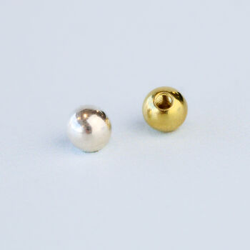 Sterling Silver Replacement Screw Ball Backs, 2 of 2