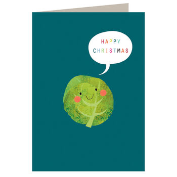 Brussel Sprout Christmas Card, 2 of 5