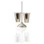 Handmade Silver Double Cup Cutlery Holder, thumbnail 1 of 2