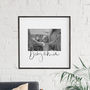 Personalised Script Font Baby's First Christmas Print, thumbnail 2 of 7