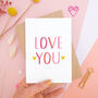 Love You Anniversary Card, thumbnail 3 of 9