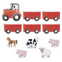 Tractor And Trailer Farm Party Treat Sandwich Stand, thumbnail 3 of 5