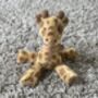 Personalised Hugs Giraffe Soft Newborn Toy, thumbnail 5 of 7