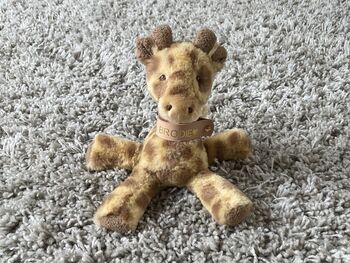 Personalised Hugs Giraffe Soft Newborn Toy, 5 of 7