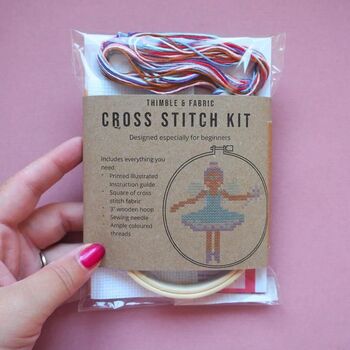 Christmas Fairy Mini Cross Stitch Kit, 4 of 4
